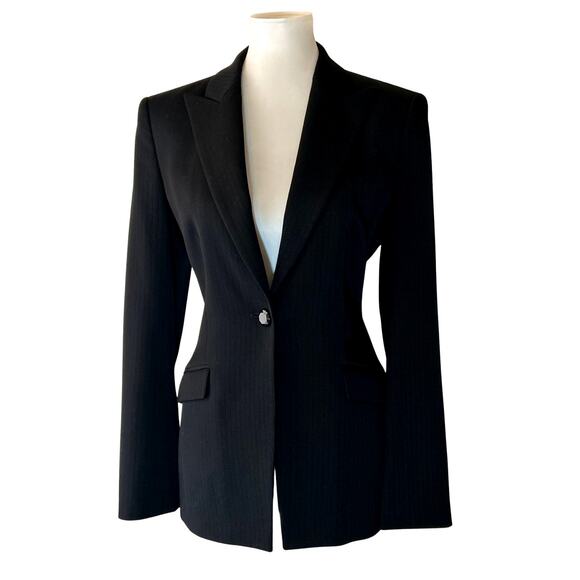Louis Feraud Jackets & Blazers - Vintage Louis Féraud Wool Blazer – Late 80s/90s Parisian Structured, Size 6
